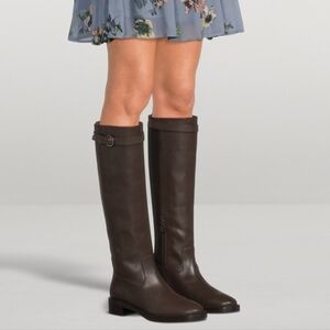 STUART WEITZMAN Maverick Leather Knee-High Boots